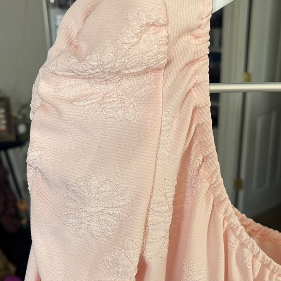 Allison & Kelly  Pink Long Sleeve Dress SZ L - Picture 4 of 7